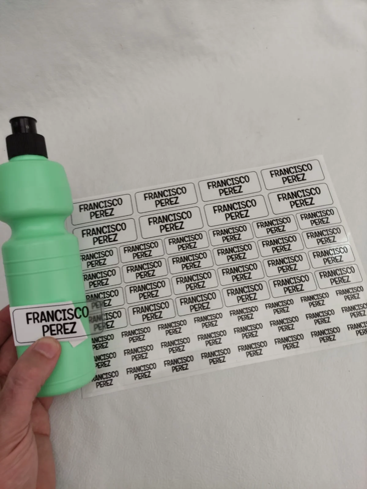 STICKERS DE VINILO TRANSPARENTE x56 - Resistentes al agua