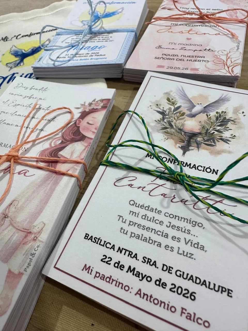 Estampitas para COMUNIÓN