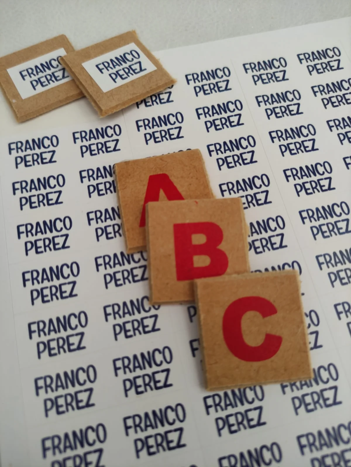 STICKERS PARA ABECEDARIO O MULTIBASE x128