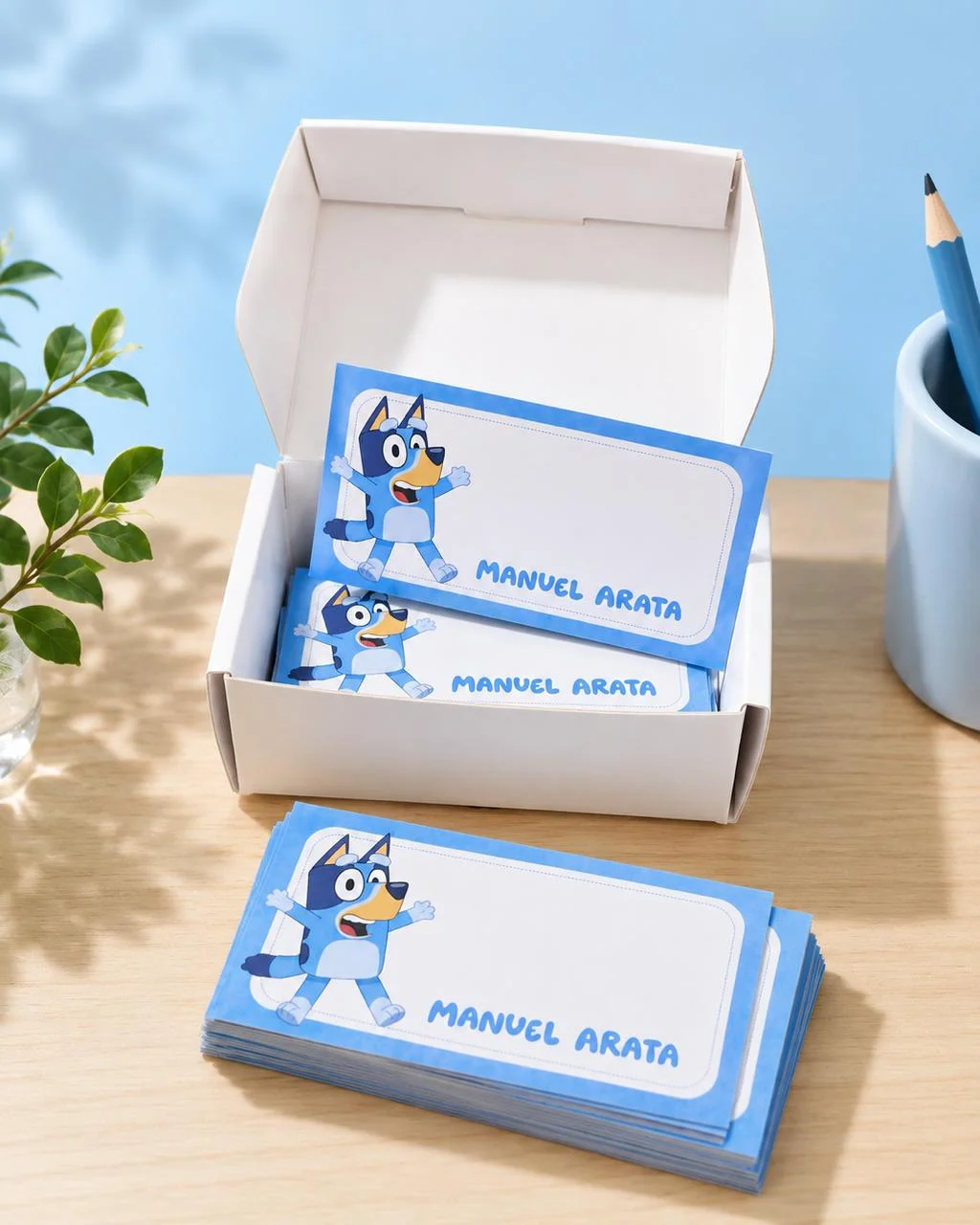 Tarjetas personales infantiles