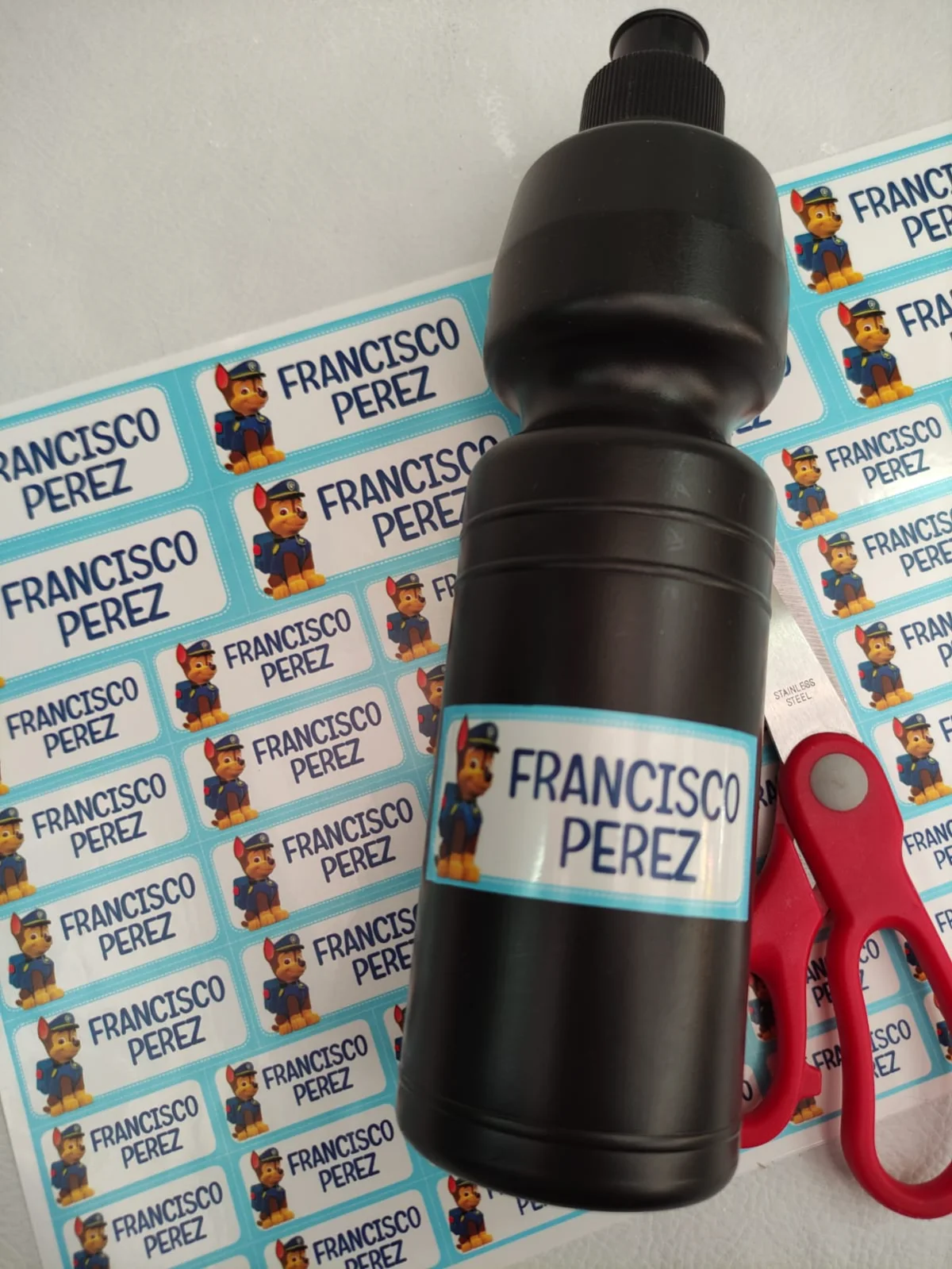 STICKERS DE VINILO BLANCO x56 - Resistentes al agua