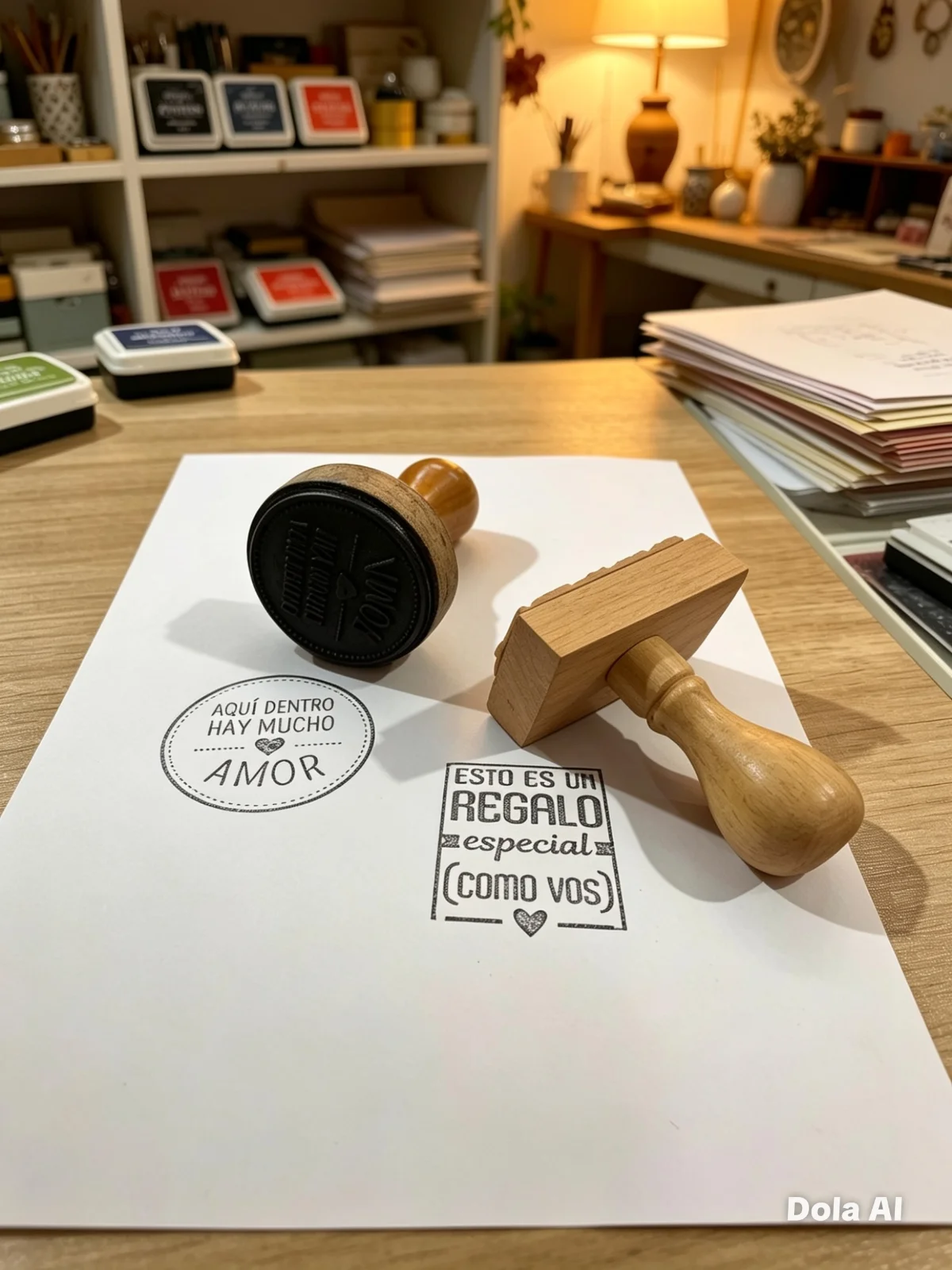Sello de madera